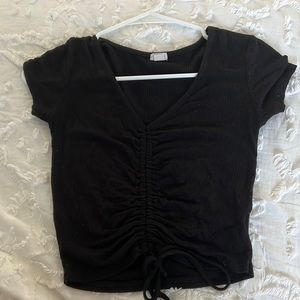 black crop top